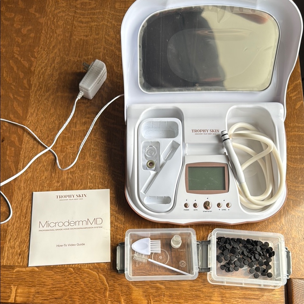 Trophy Skincare Tool Set with Attachments and Storage Case